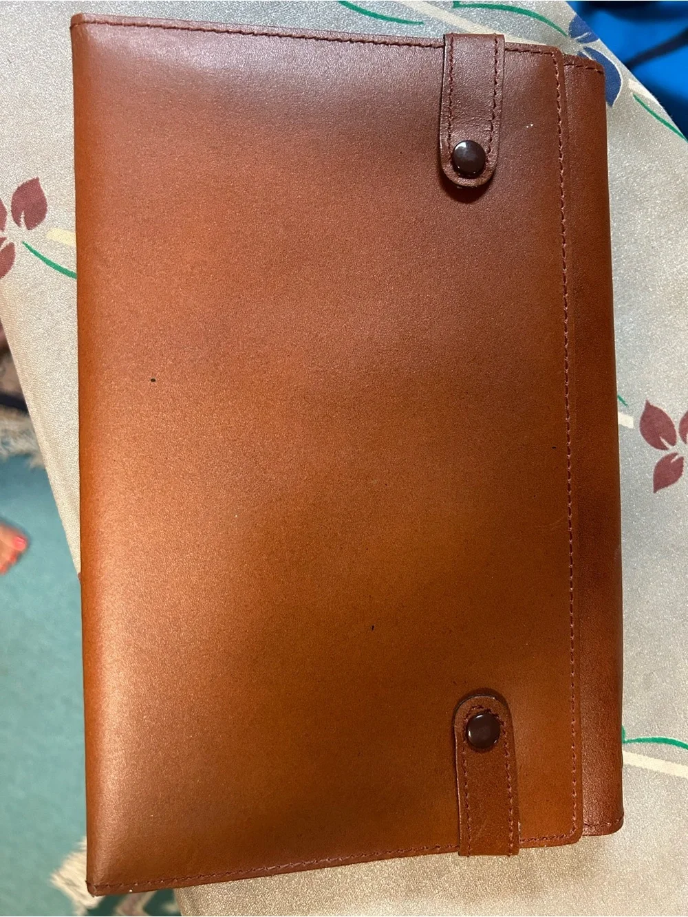Brown Leather Travel Document Wallet